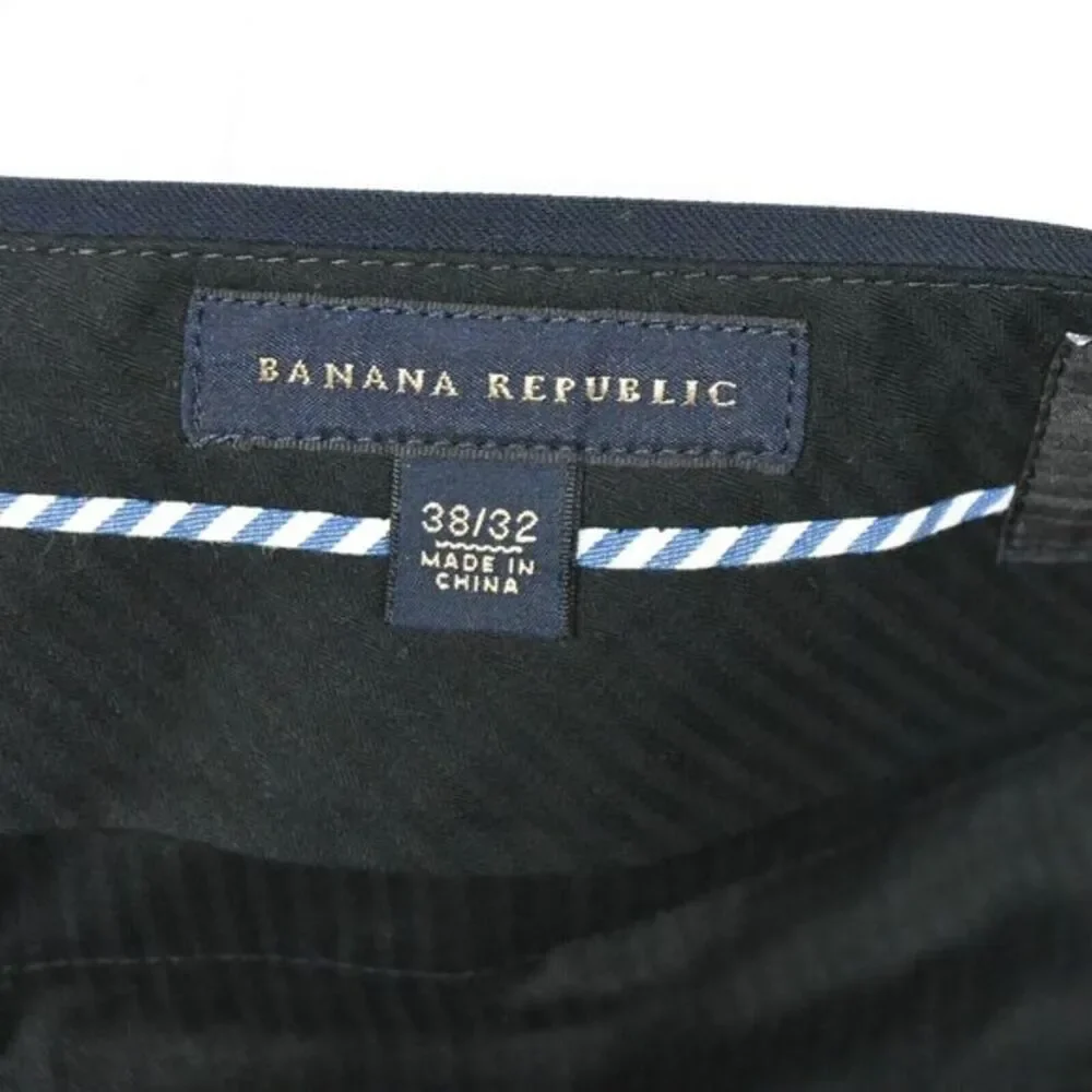 Banana Republic 38x32 Navy Cerruti 664105 Wool Suit‎ Mens Dress Pants